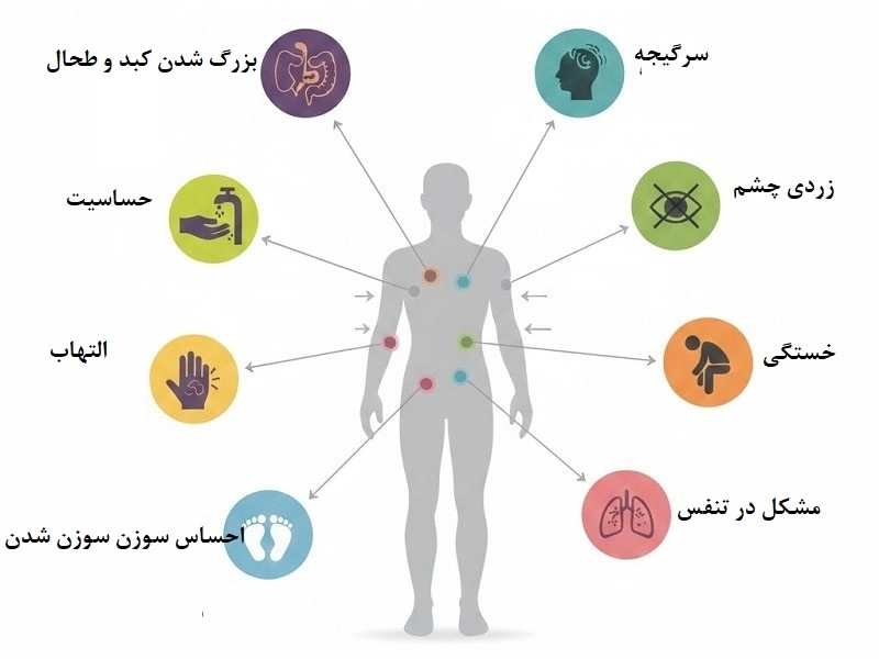 علائم هموگلوبین بالا در بدن
